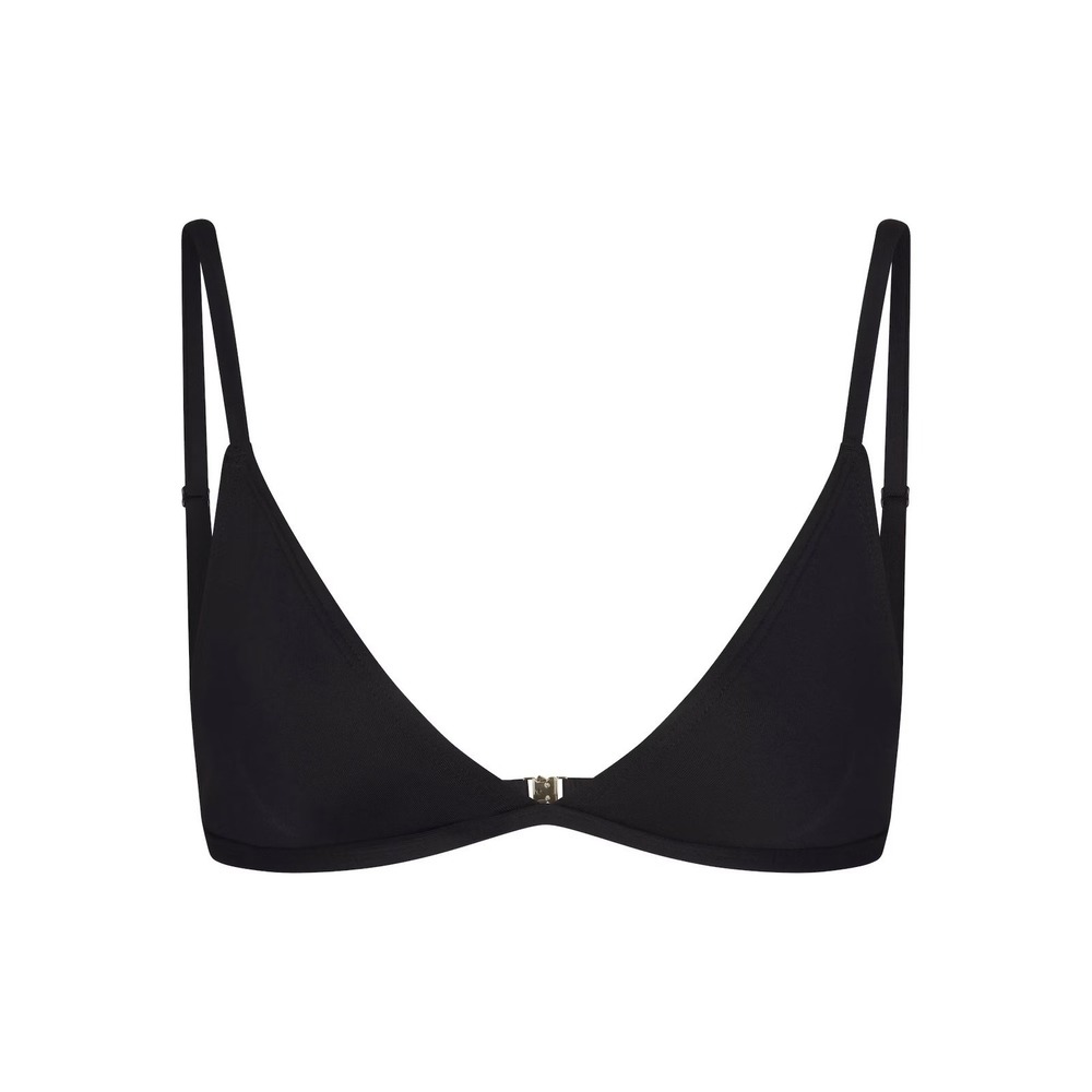 Skims Iconic Swim Triangle Bikini Too - New - Obsidia  Black - Small